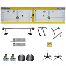 Alinhador de Direção Amarelo Dianteiro e Traseiro para Vala - JMEQUIPAMENTOS-LASER200ADV