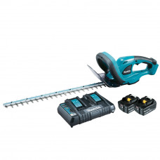 Aparador de Cerca Viva 18V com 2 Baterias 5.0 Ah e Carregador  - MAKITA-DUH523Z-P-5AH