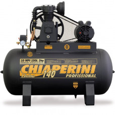 Compressor 140psi 10MPI/150 Litros Monofásico 2 HP - CHIAPERINI-10/150LMONO