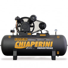 Compressor de Ar 20 Pés 250 Litros Trifásico Alta Pressão Industrial 20+APV 20/250L - CHIAPERINI-690