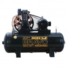 Compressor de Ar 250 Litros 40 Pés Trifásico Alta Pressão Industrial  - SCHULZ-40/250L-BRAVO