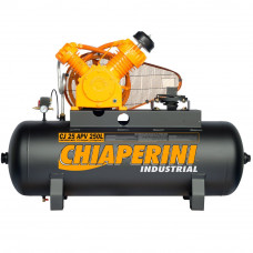 Compressor de Ar Industrial 25 Pés 175PSI 250 Litros sem Motor  - CHIAPERINI-CJ25APV250L-SM