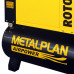 Compressor de Ar de Parafuso 6HP 10Bar Trifásico 24,9PCM 97 Litros  - METALPLAN-ROTORPLUS0063AC