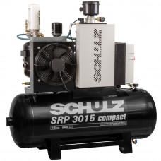 Compressor de Ar de Parafuso SRP 3015 Compact 7,5 Bar 59 Pcm 183 Litros 380V - SCHULZ-970.3893-0/V2