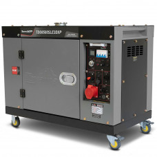 Gerador de Energia Cabinado a Diesel 4T 498cc 7,5KVA Trifásico 220V Partida Elétrica - TOYAMA-TDG8500SLE3DXP