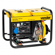 Gerador de Energia a Diesel Monofásico 3,6KVA Bivolt  - VONDER-GDV3600