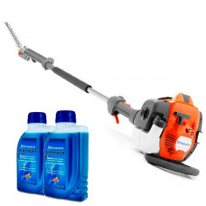 Kit Aparador de Cerca Viva 25.4CC 1.0kW 55cm á Gasolina Husqvarna 325HE4 + 2x Lubrificantes Premium 500ml para Motores - HUSQVARNA-K511