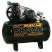 Kit Compressor Bravo Schulz MonoCSL10BR 10 Pés 100L + Chave de Impacto + 2 Mangueiras + Amortecedor + 2 Engates + Óleo - SCHULZ-K252