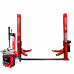 Kit Elevador Hidráulico MAQUINAS RIBEIRO-ERH4000D-V Double Lock Vermelho 4T + Desmontadora Lateral FORTG-FG1300 Trifásica Vermelha até Aro 24 - RIBEIRO-K2532