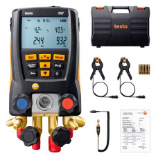 Kit Manifold Digital para Medição de Pressão em Sistema de Refrigeração com Bluetooth e 3 Sondas - TESTO-557