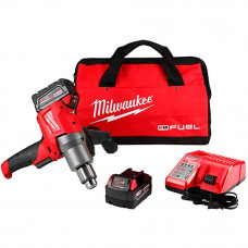 Misturador de Argamassa com Encaixe 1/2 Pol. 18V com 2 Baterias 5.0Ah Carregador e Bolsa  - MILWAUKEE-2810-22