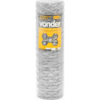 Tela Metálica Hexagonal Malha 3 Polegadas 16 Bwg X 1,2 m Com 50 m Mangueirão - VONDER-8065301612