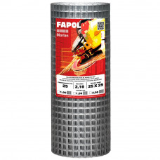 Tela Soldada Fapol 25 x 25 mm 2,10mm 1,00 x 25 Metros para Construção Civil  - MORLAN-1196